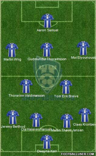 Sarpsborg 08 Fotballforening 4-2-3-1 football formation