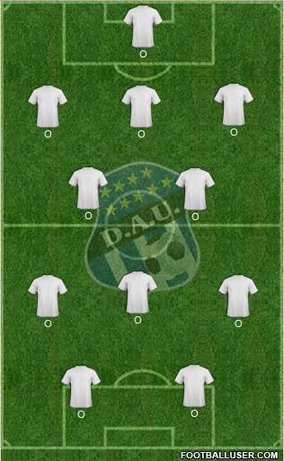CD Arabe Unido 3-5-2 football formation