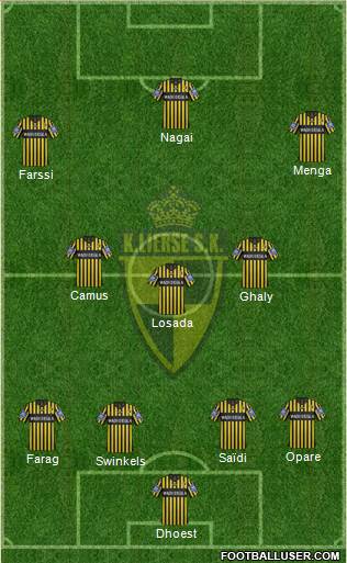 K Lierse SK 4-3-3 football formation