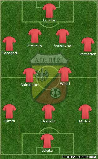 AFC Tubize football formation