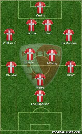 FC Sion football formation