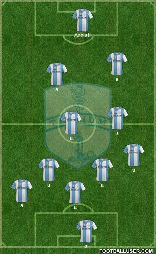 Tritium 4-3-3 football formation