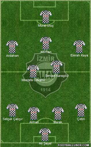 Altay 4-2-3-1 football formation