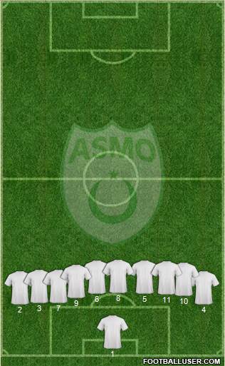 Association Sportive Madinet Oran 4-1-3-2 football formation