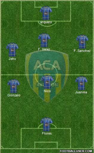 Athlétic Club Arles-Avignon football formation