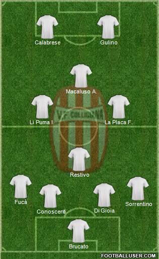 Colligiana 4-3-3 football formation