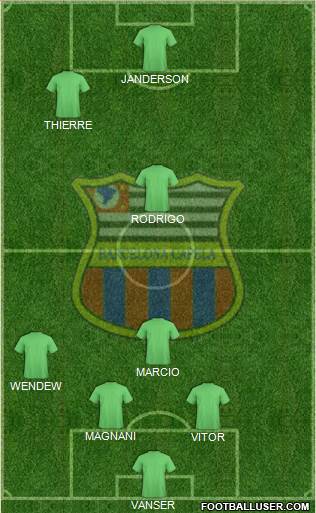 Barcelona EC (SP) football formation