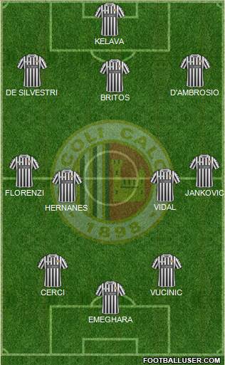 Ascoli 3-4-3 football formation