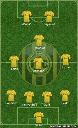 Roda JC 4-3-1-2 football formation