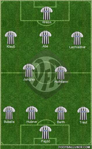 VfR Aalen 4-5-1 football formation