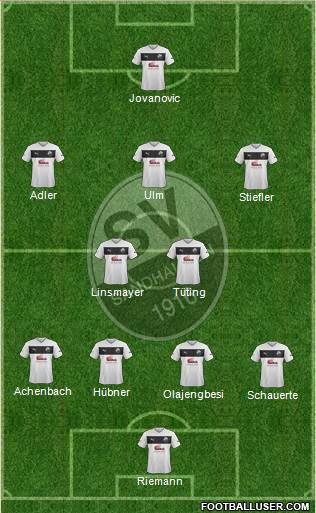 SV Sandhausen football formation
