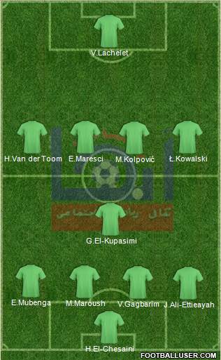 Abha 4-5-1 football formation