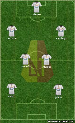 CC Deportes Tolima football formation