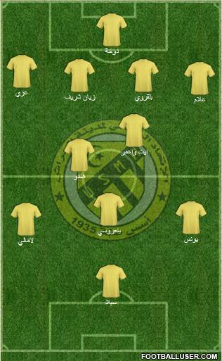 Union Sportive Madinet El-Harrach 4-2-3-1 football formation