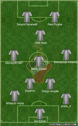 Sporting Clube Olhanense 3-5-1-1 football formation