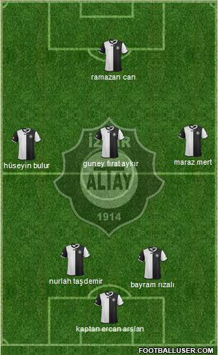 Altay 5-4-1 football formation