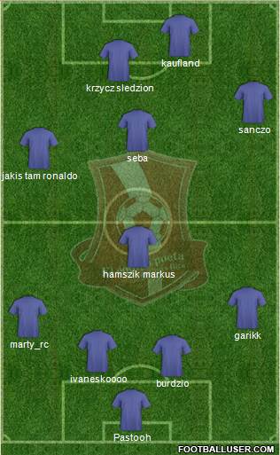 AD Ramonense 4-3-3 football formation