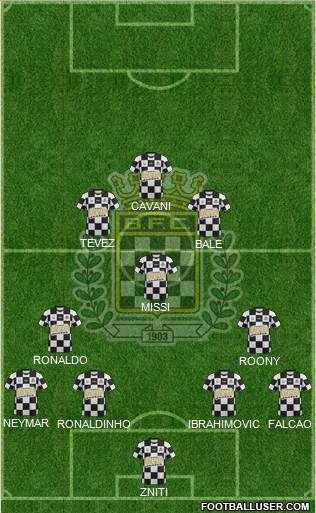 Boavista Futebol Clube - SAD 3-5-2 football formation