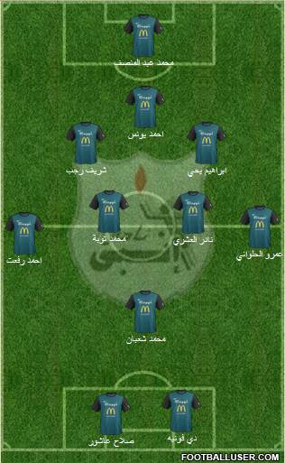 ENPPI Club 3-5-2 football formation