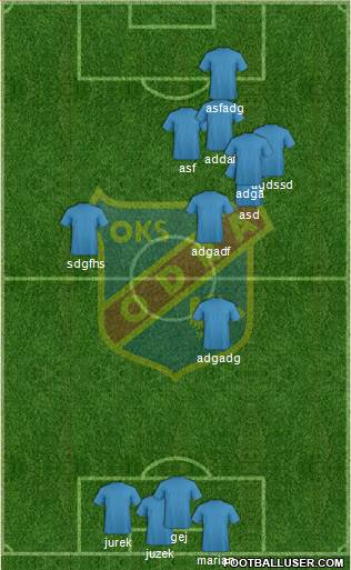 Odra Opole football formation