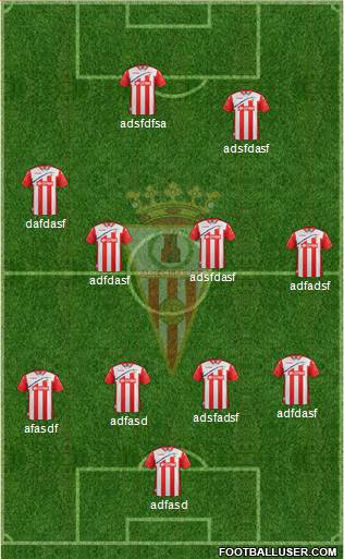 Algeciras C.F. 5-3-2 football formation
