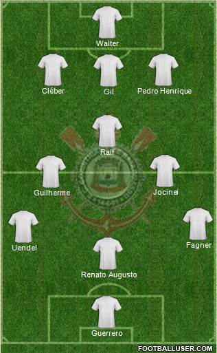 EC Corinthians 3-5-1-1 football formation