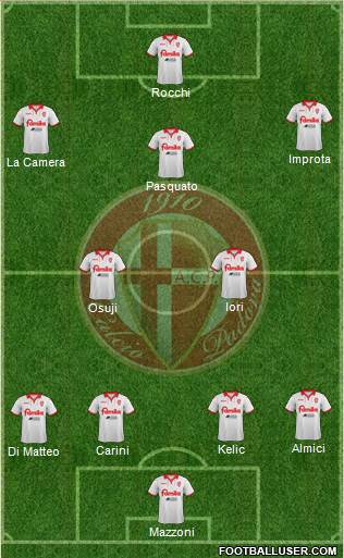 Padova 4-2-3-1 football formation