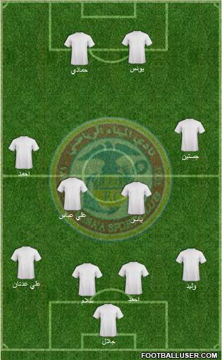 Al-Mina'a Sports Club 4-4-2 football formation