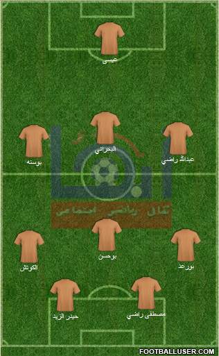 Abha 5-3-2 football formation