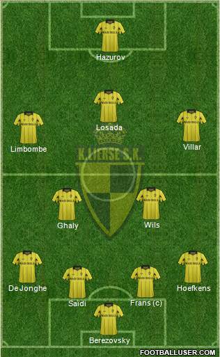 K Lierse SK 4-5-1 football formation