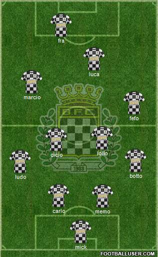 Boavista Futebol Clube - SAD 4-2-4 football formation