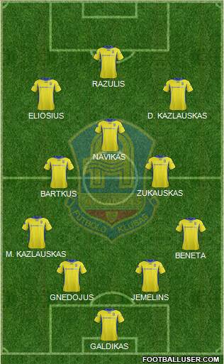 FK Atlantas Klaipeda football formation
