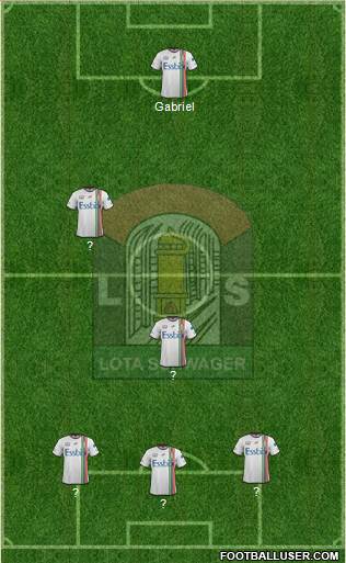 CD Lota Schwager S.A.D.P. 5-4-1 football formation
