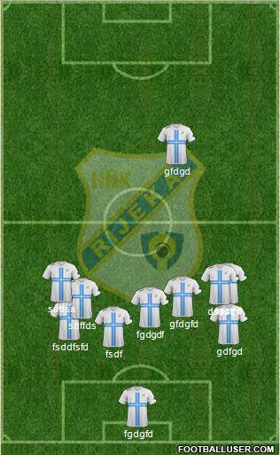 HNK Rijeka 4-4-1-1 football formation