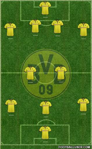 Borussia Dortmund football formation