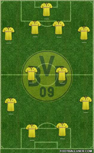 Borussia Dortmund football formation