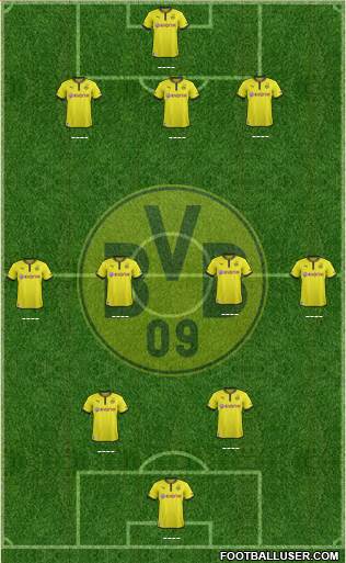 Borussia Dortmund football formation