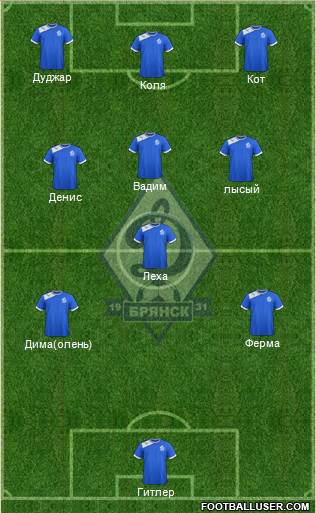 Dinamo Bryansk football formation