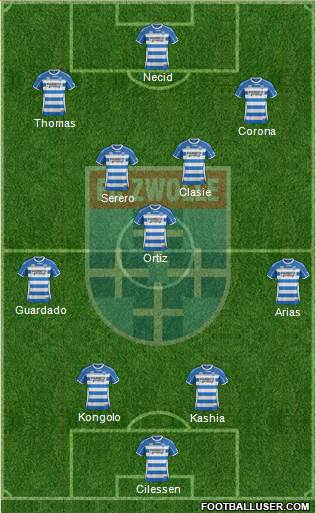 FC Zwolle 3-5-1-1 football formation