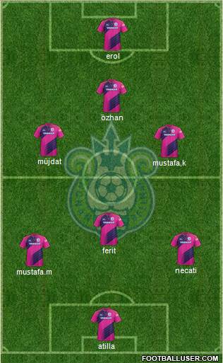 Shonan Bellmare 3-5-2 football formation