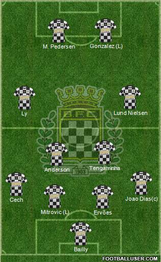 Boavista Futebol Clube - SAD 4-2-2-2 football formation
