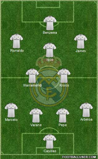 real madrid starting 11