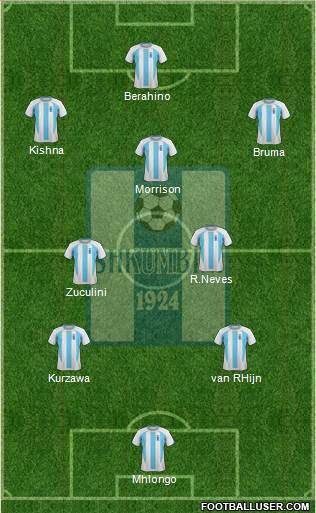 KS Shkumbini Peqin 4-1-2-3 football formation
