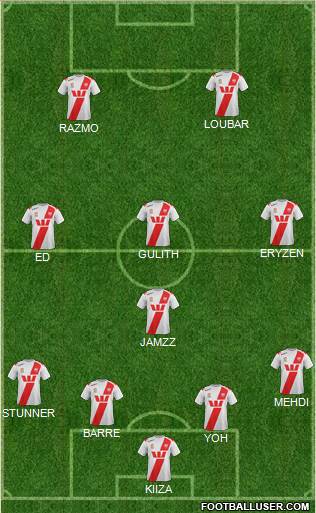Melbourne Heart FC 3-4-1-2 football formation