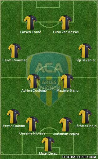 Athlétic Club Arles-Avignon football formation