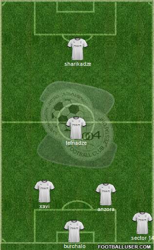 FC Zestafoni football formation