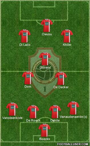 R Antwerp FC football formation