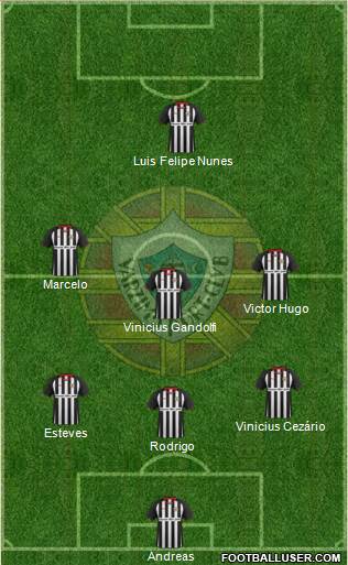 Varzim Sport Clube 3-5-1-1 football formation