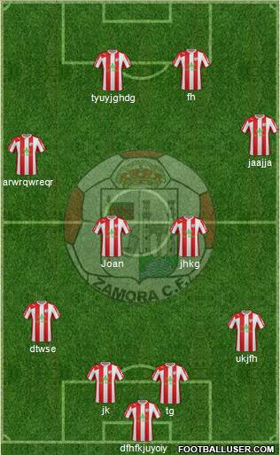 Zamora C.F. football formation