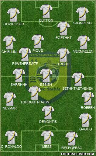 Juve Stabia 4-1-4-1 football formation